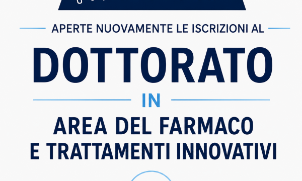 Iscrizione Bando 42 ciclo Dottorato Area del Farmaco e Trattamenti Innovativi. Scadenza 11 Giugno 2026 ore 12.00