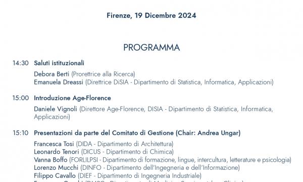 19 Dicembre 2024 Auditorium Morgagni